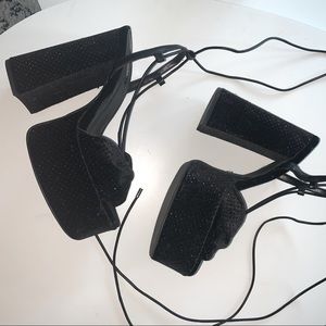 Topshop 70’s sparkle platform